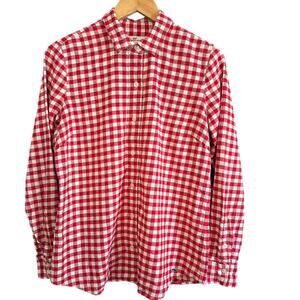 VINEYARD VINES | Red Gingham Check Flannel Button Down Shirt Preppy | Size 6